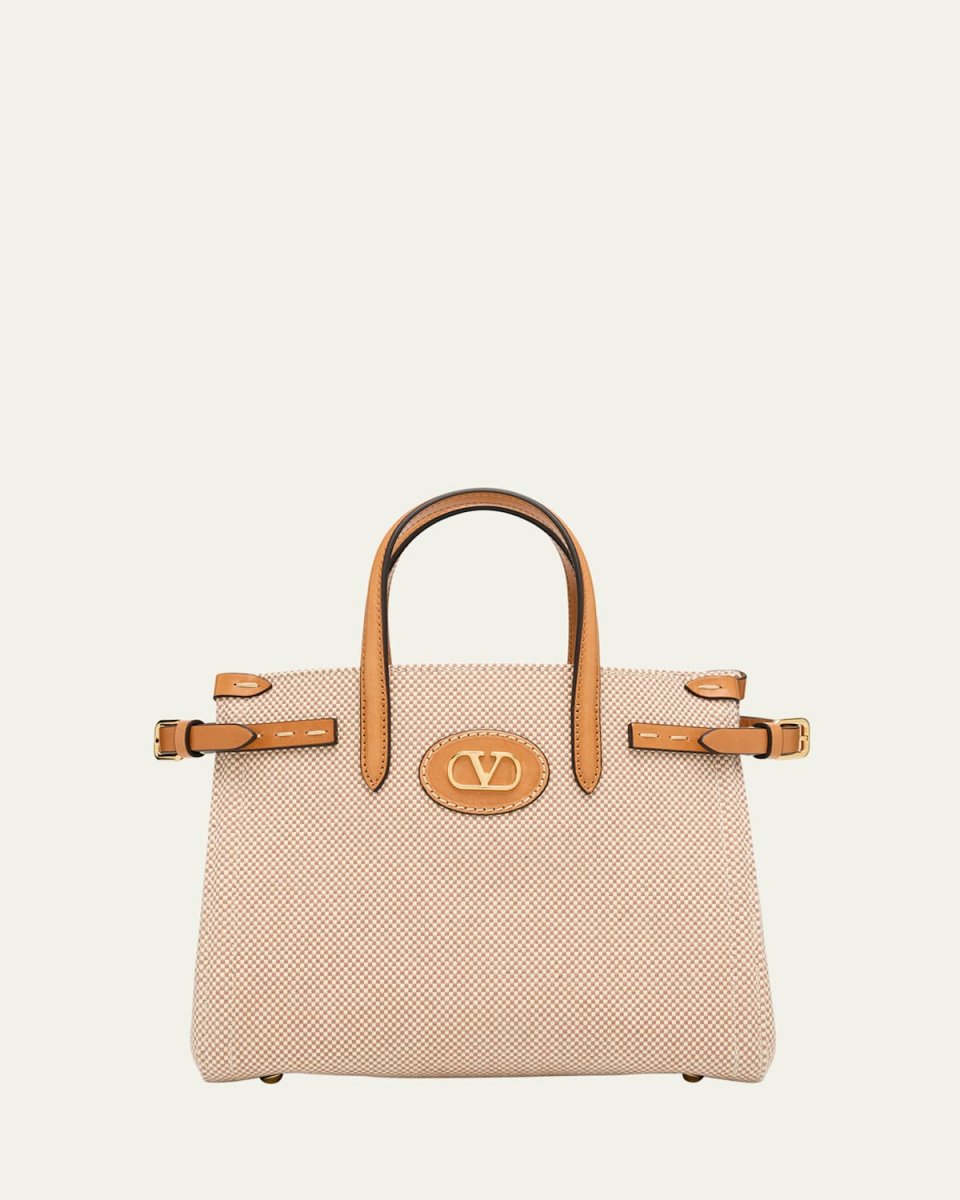 Antibes Medium Canvas Shopping Tote Bag